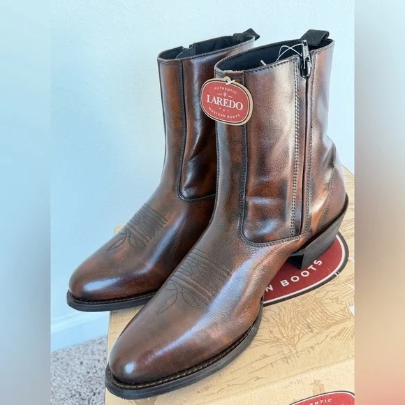 Laredo Fletcher Western Boots Pointed Toe Sz 11.5 Men Rodeo Cowboy Country Howdy - Picture 14 of 16